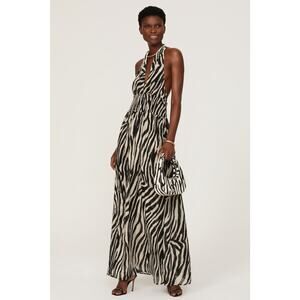 Zebra Smocked Maxi Toccin Pre owned with fabric pull size S